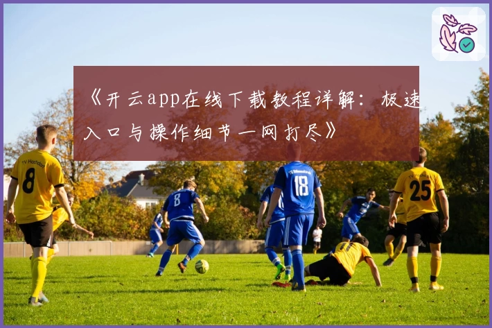 《开云app在线下载教程详解：极速入口与操作细节一网打尽》